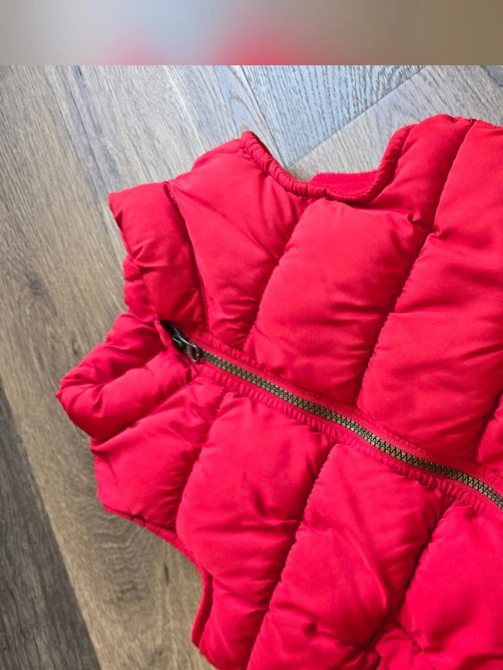 Old Navy Red Quilted Puffer Vest for Kids
